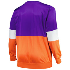 Purple/Orange Phoenix Suns Big & Tall Split Pullover Sweatshirt | NBA