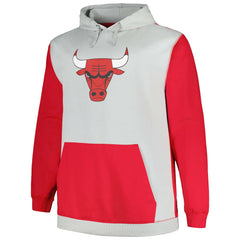 Red/Silver Chicago Bulls Big & Tall Primary Arctic Pullover Hoodie | NBA