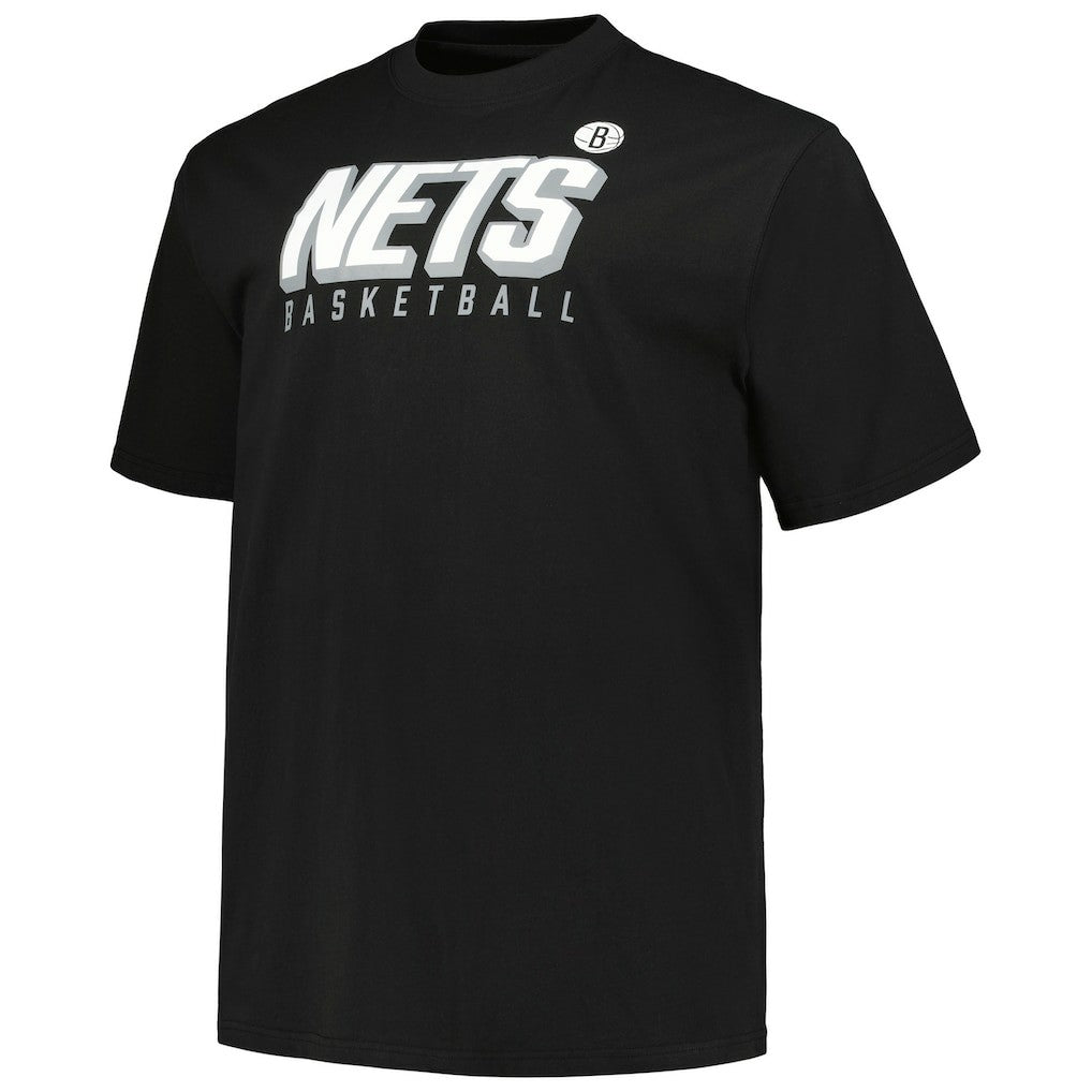 Black/White Brooklyn Nets Big & Tall Short Sleeve & Long Sleeve T-Shirt Set | NBA