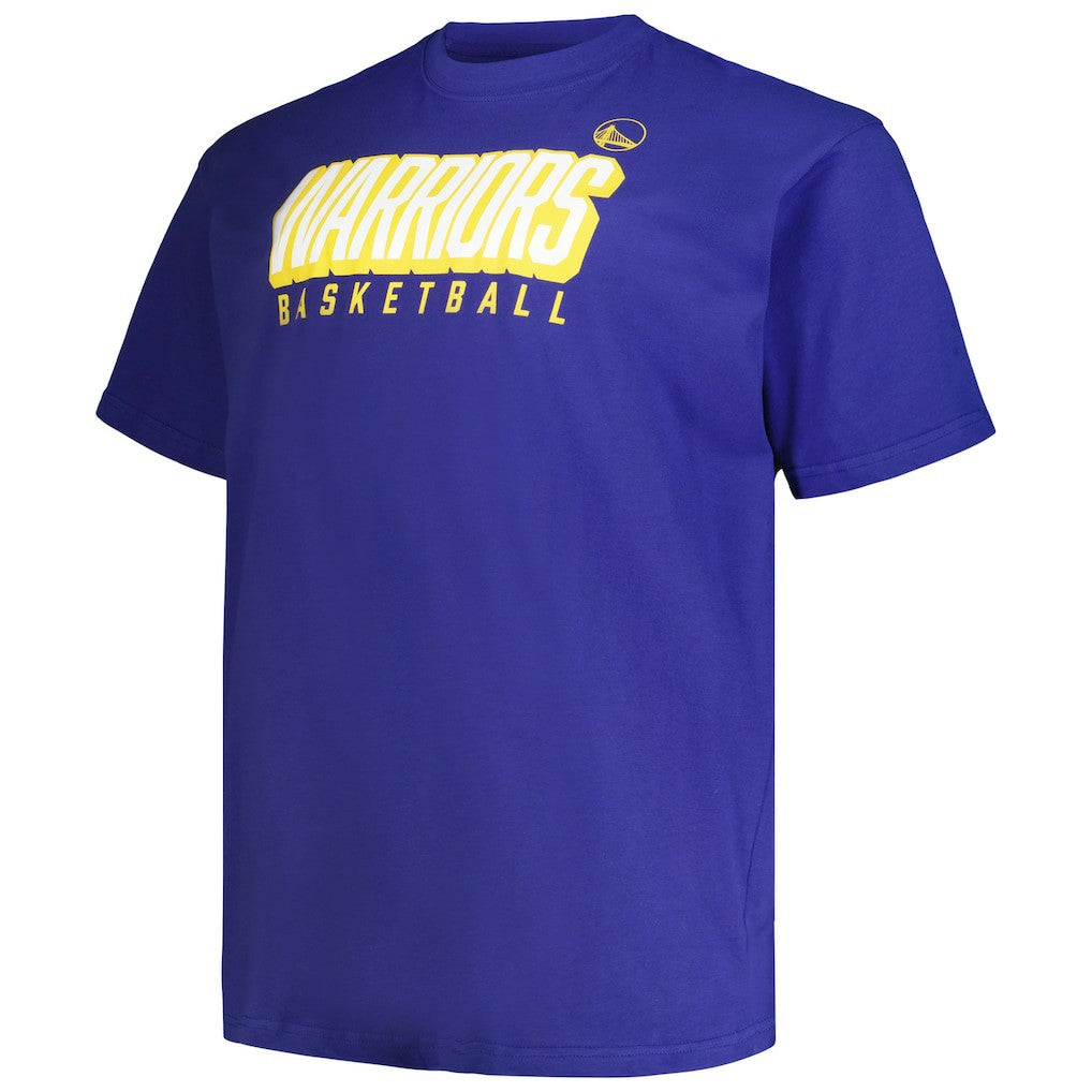 Royal/Gold Golden State Warriors Big & Tall Short Sleeve & Long Sleeve T-Shirt Set sale | NBA