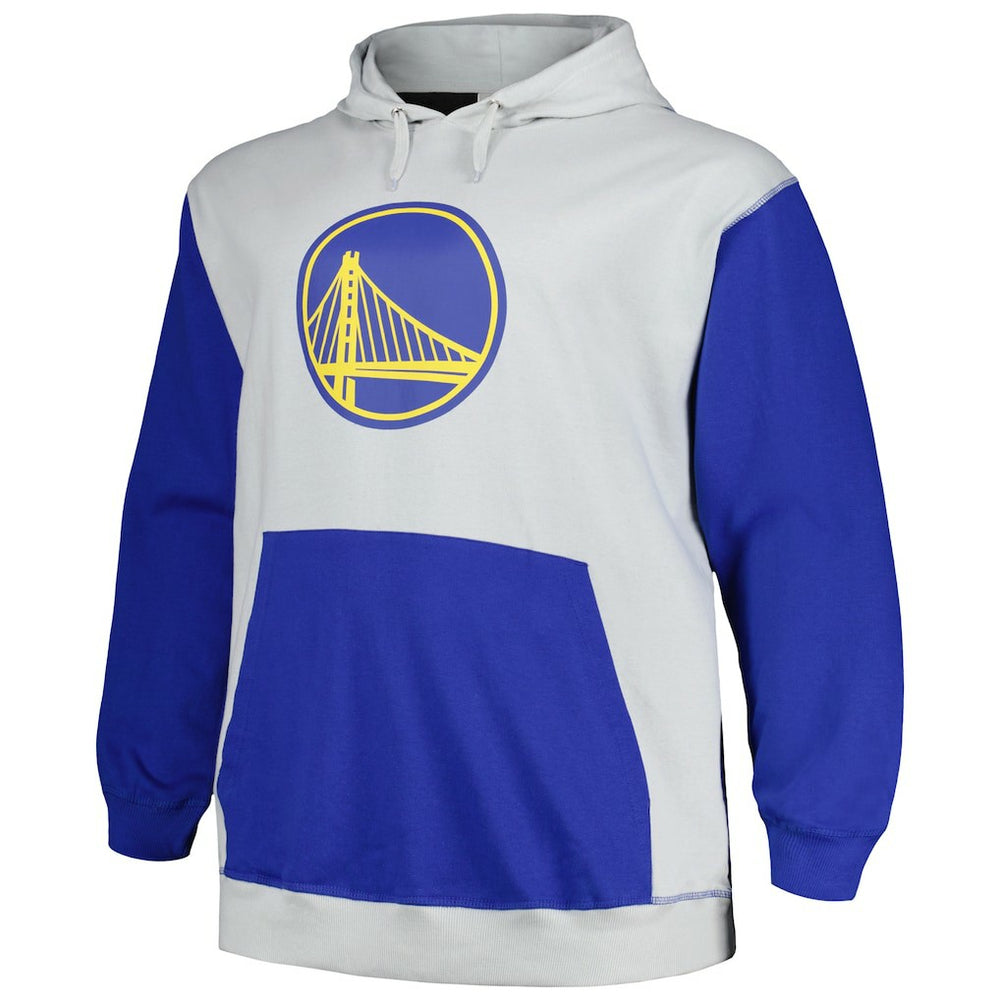 Royal/Silver Golden State Warriors Big & Tall Primary Arctic Pullover Hoodie sale | NBA
