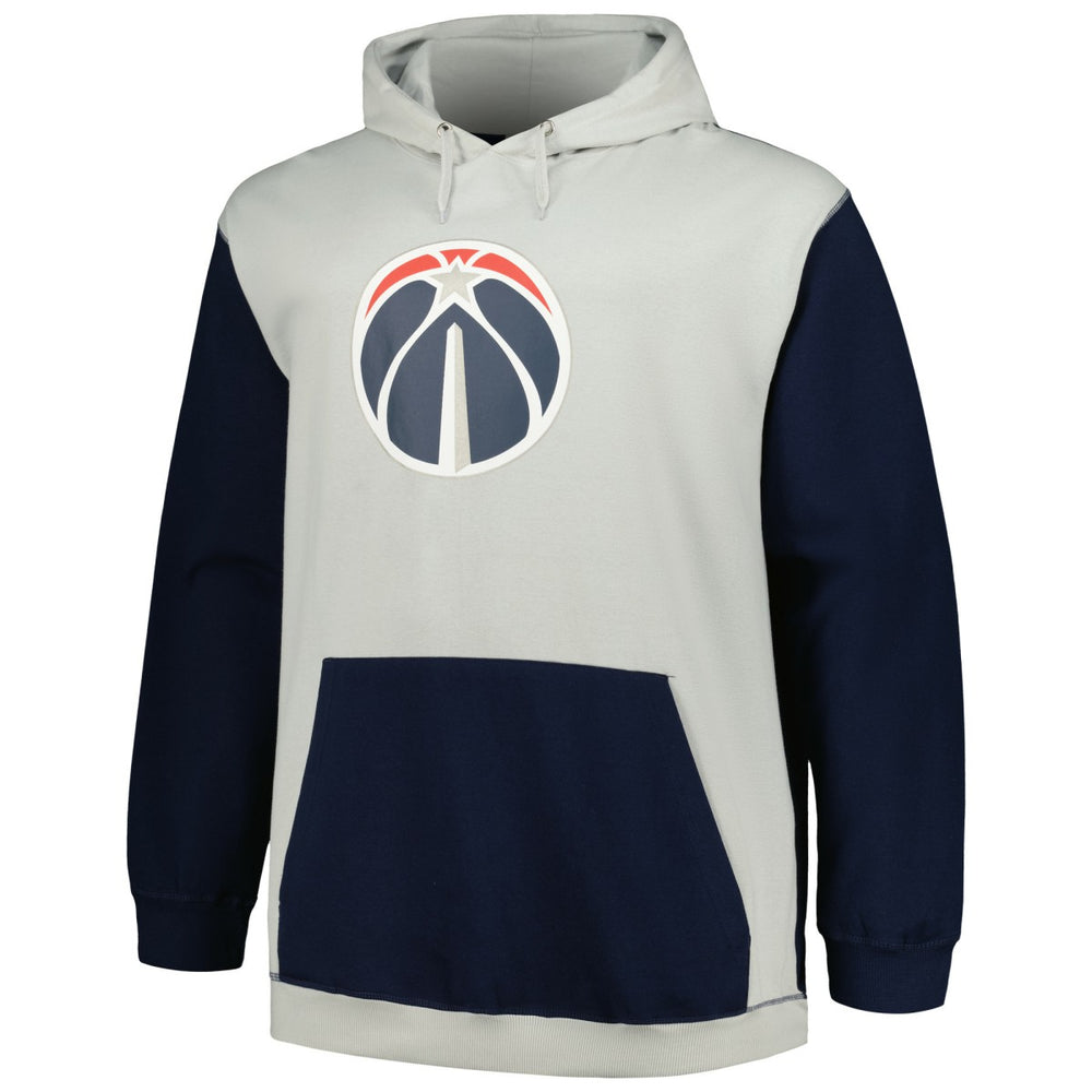 Navy/Silver Washington Wizards Big & Tall Primary Arctic Pullover Hoodie | NBA