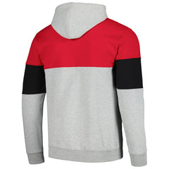 Red Chicago Bulls Contrast Pieced Pullover Hoodie sale | NBA