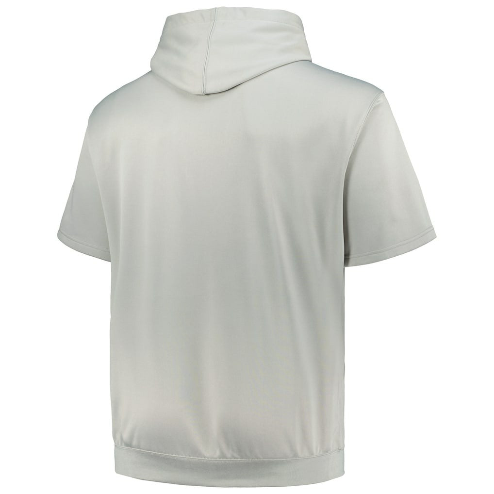 Silver Chicago Bulls Big & Tall Logo Pullover Hoodie | NBA