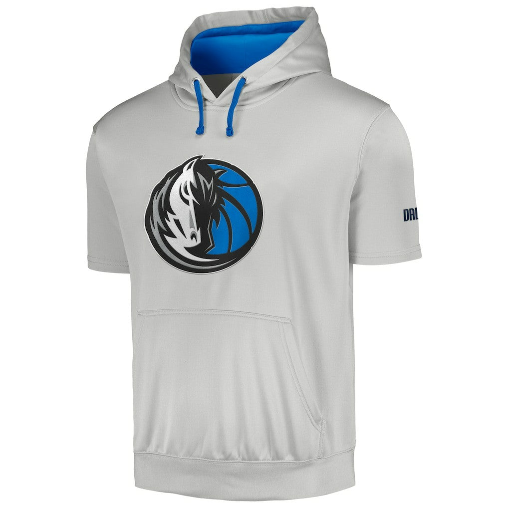 Silver Dallas Mavericks Big & Tall Logo Pullover Hoodie sale | NBA
