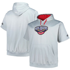 Silver New Orleans Pelicans Big & Tall Logo Pullover Hoodie | NBA