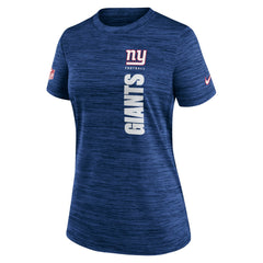 New York Giants Women's Sideline Velocity Dri-FIT T-Shirt | NFL Sale