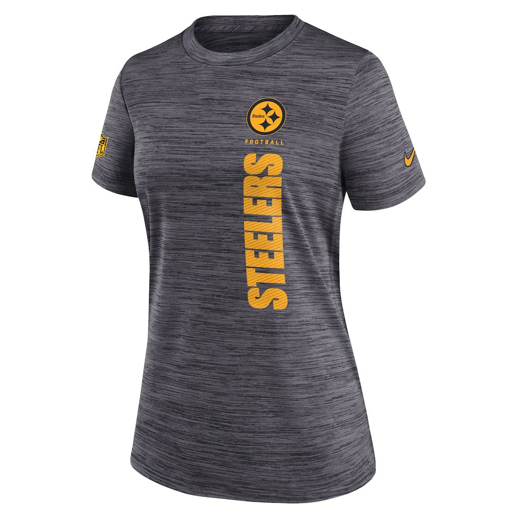 Pittsburgh Steelers Women's Sideline Velocity Dri-FIT T-Shirt | NFL Online