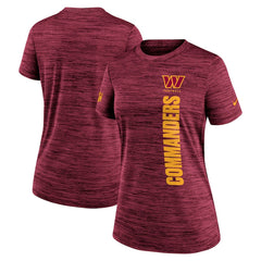 Washington Commanders Women's Sideline Velocity Dri-FIT T-Shirt | NFL Outlet
