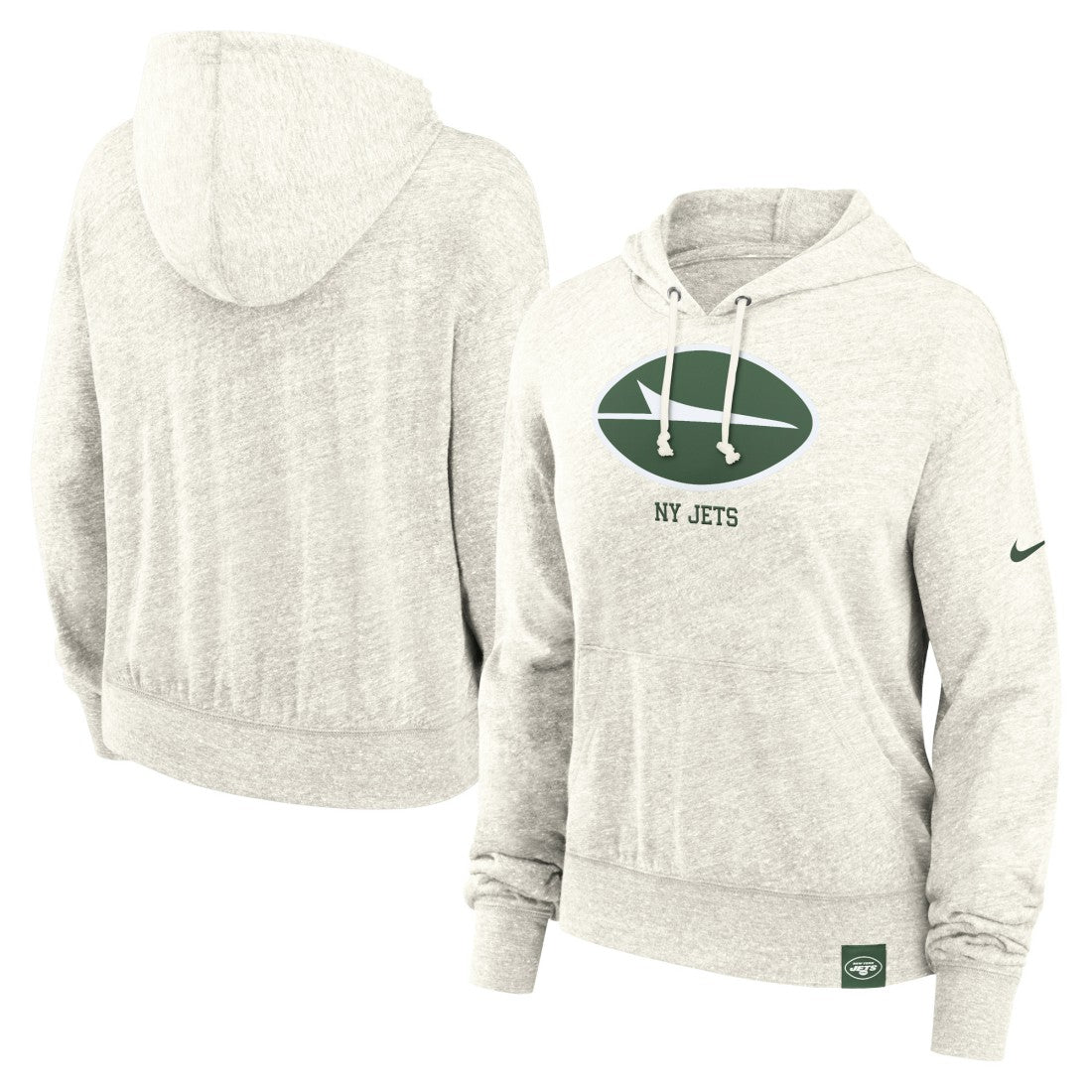 New York Jets Women's Gym Vintage Logo Pullover Hoodie | NFL US