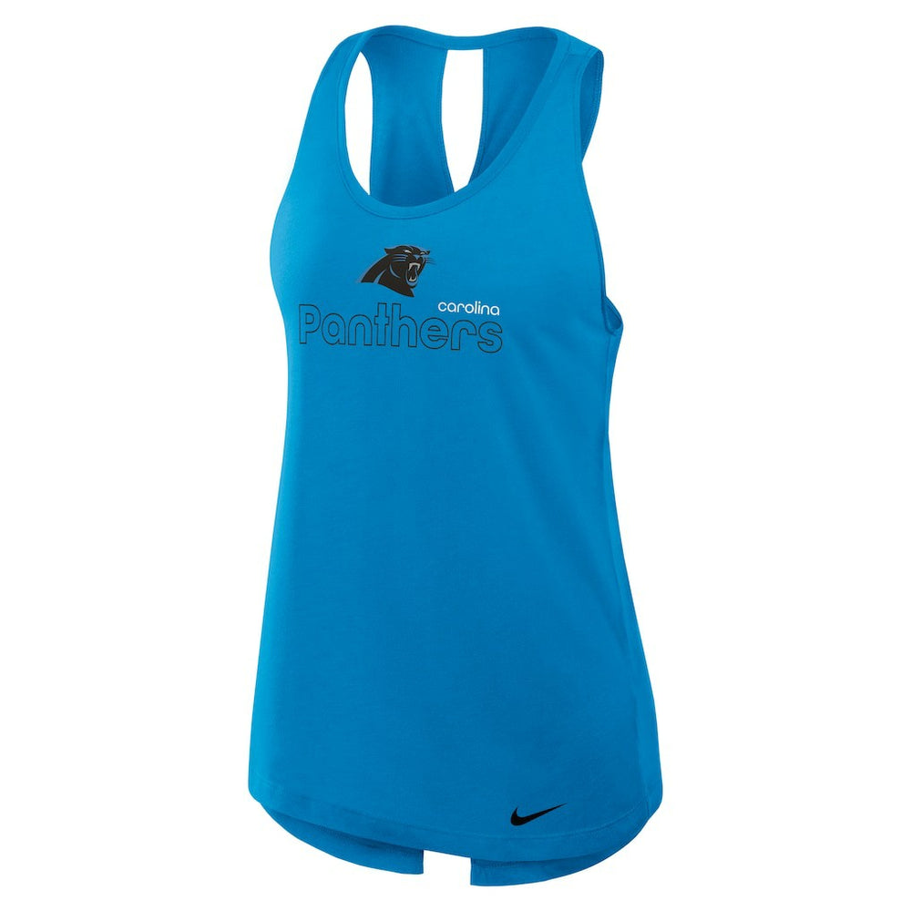 Carolina Panthers Women's Open-Back Crisscross Dri-FIT Tank Top | NFL Near me