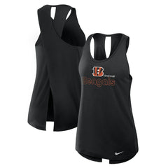 Cincinnati Bengals Women's Open-Back Crisscross Dri-FIT Tank Top | NFL Hot