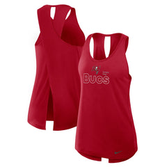 Tampa Bay Buccaneers Women's Open-Back Crisscross Dri-FIT Tank Top | NFL Discount