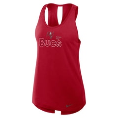Tampa Bay Buccaneers Women's Open-Back Crisscross Dri-FIT Tank Top | NFL Discount