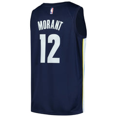 Navy Ja Morant Memphis Grizzlies Swingman Player Jersey | NBA