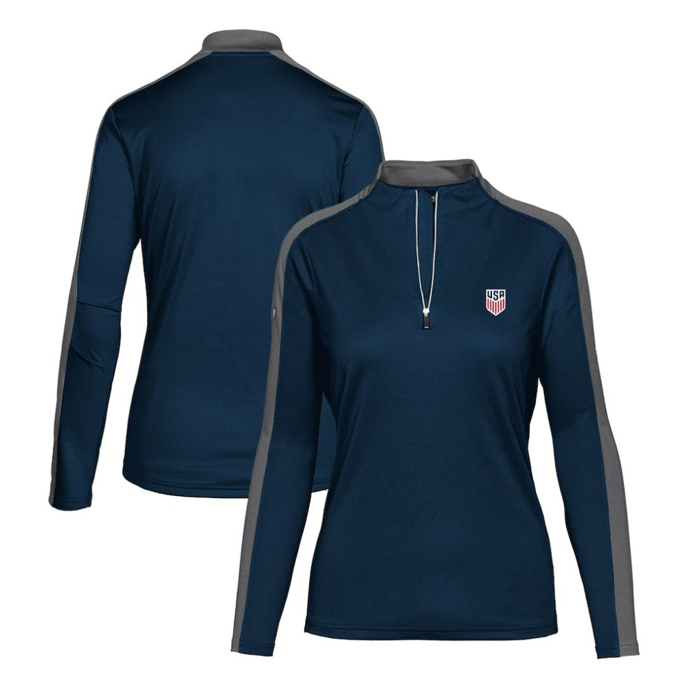 USMNT Levelwear Women's Quarter-Zip Pullover Top