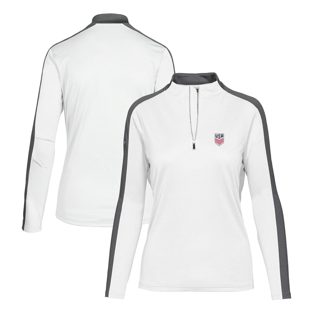 USMNT Levelwear Women's Quarter-Zip Pullover Top