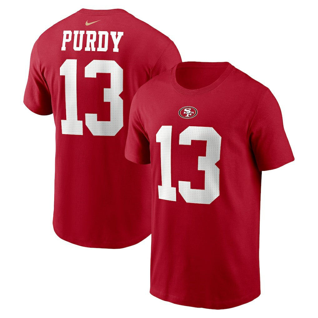 San Francisco 49ers Brock Purdy  Youth Player Name & Number T-Shirt | NFL Outlet