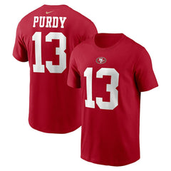 San Francisco 49ers Brock Purdy  Youth Player Name & Number T-Shirt | NFL Outlet