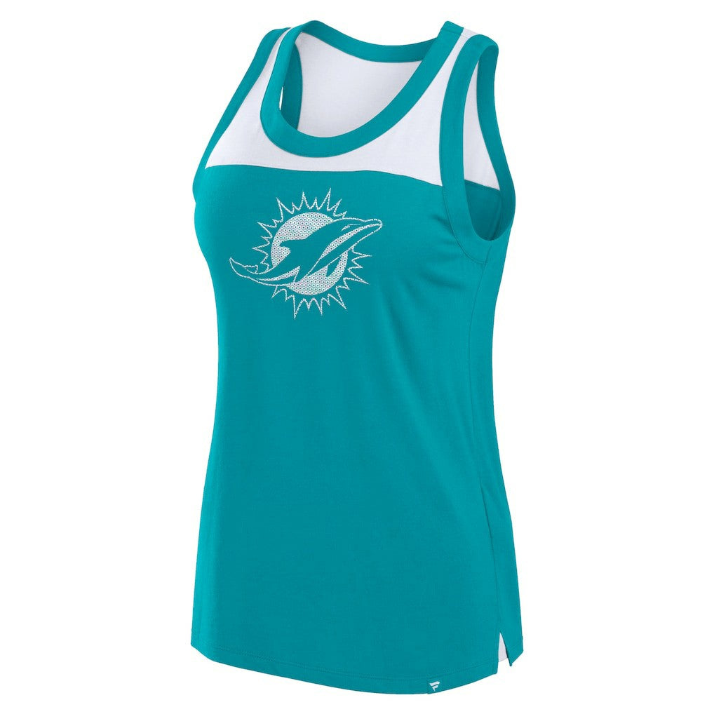 Miami Dolphins Women's Sequin Tank Top | NFL New
