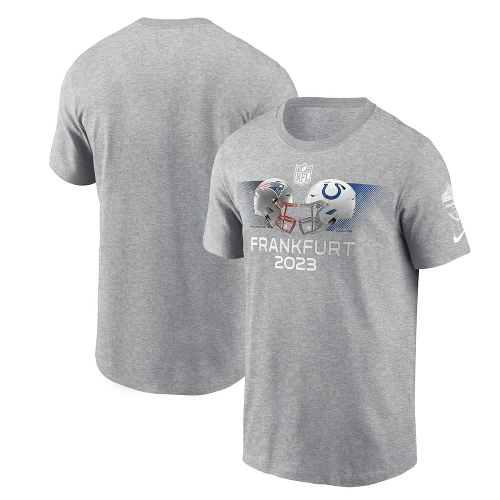 Indianapolis Colts New England Patriots vs.  2023 Frankfurt Game Essential T-Shirt | NFL US