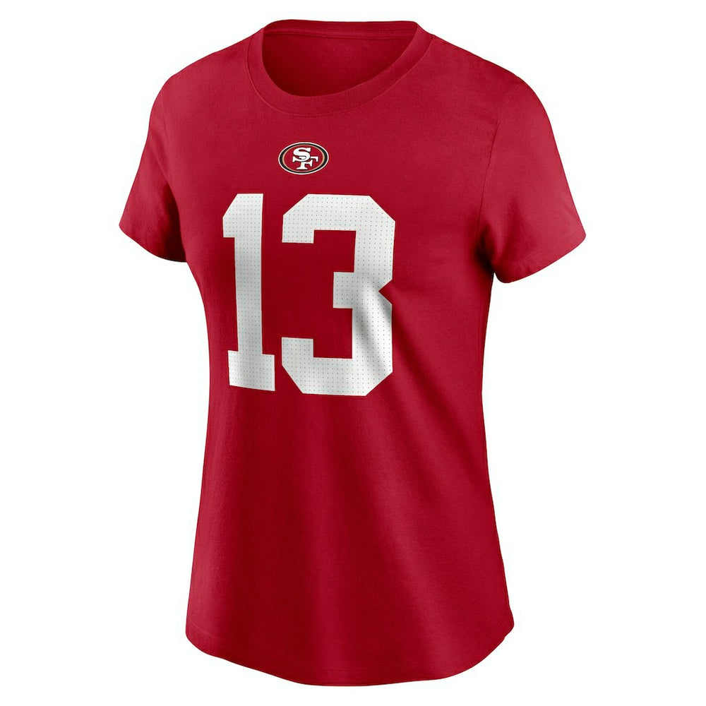 San Francisco 49ers Brock Purdy  Women's Player Name & Number T-Shirt | NFL Near me