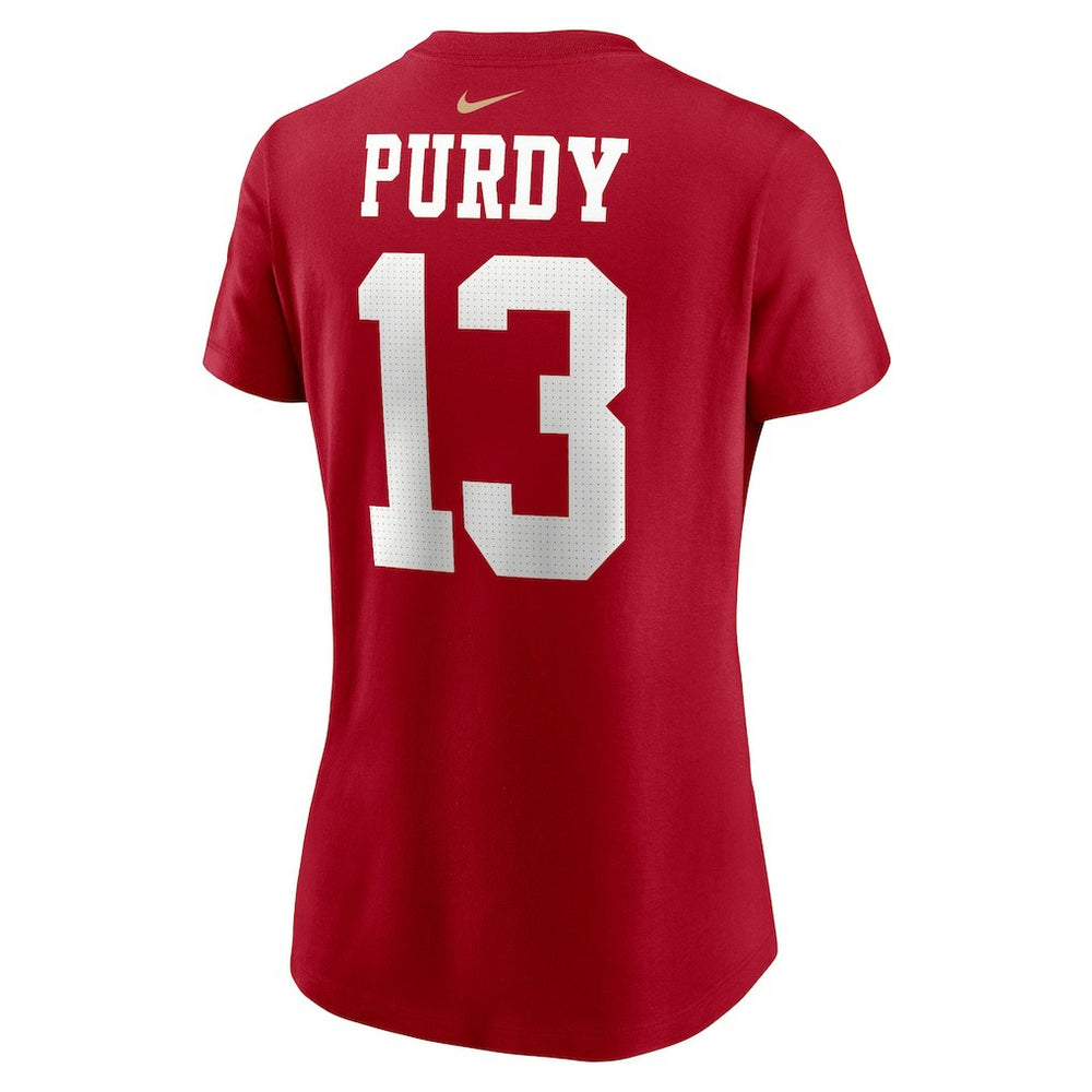 San Francisco 49ers Brock Purdy  Women's Player Name & Number T-Shirt | NFL Near me