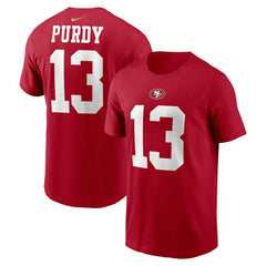 San Francisco 49ers Brock Purdy  Player Name & Number T-Shirt | NFL US