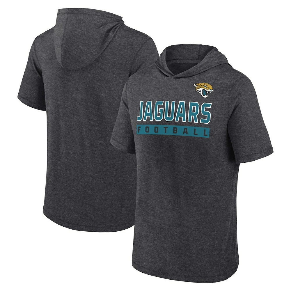 Jacksonville Jaguars Push Short Sleeve Pullover Hoodie | NFL New