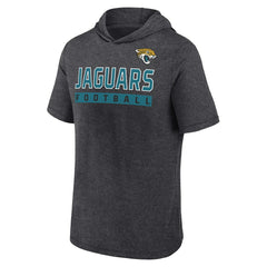 Jacksonville Jaguars Push Short Sleeve Pullover Hoodie | NFL New