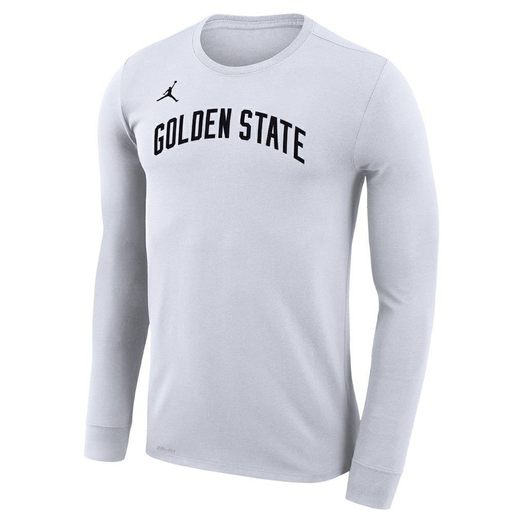 White Golden State Warriors Jordan Brand Unisex Statement Edition Legend Performance Long Sleeve T-Shirt sale | NBA