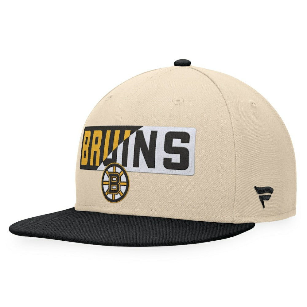 Boston Bruins Fanatics Goalaso Snapback Hat -  NHL Hats