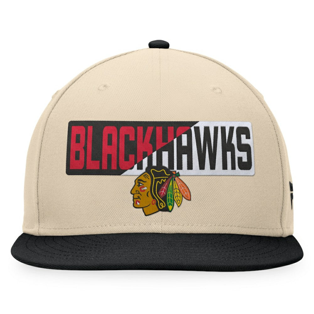 Chicago Blackhawks Fanatics Goalaso Snapback Hat -  NHL Hats