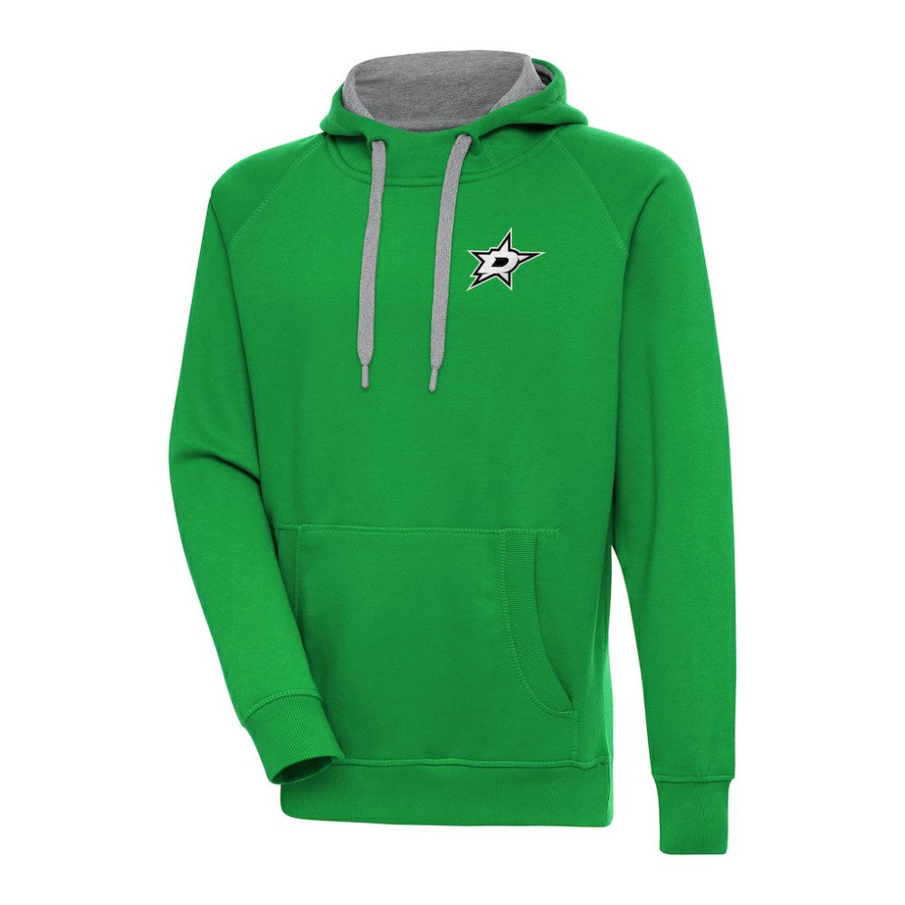Dallas Stars Antigua Metallic Logo Victory Pullover Hoodie -  NHL Hoodies