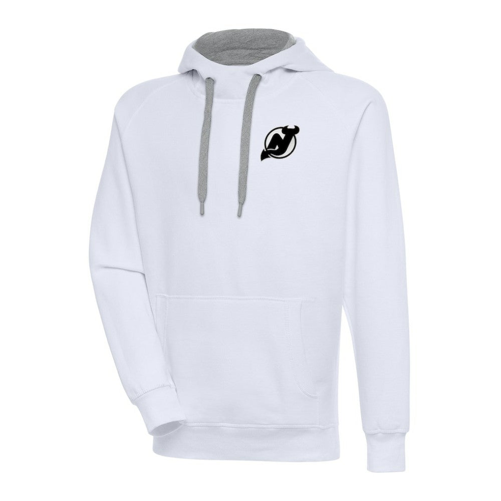 New Jersey Devils Antigua Metallic Logo Victory Pullover Hoodie -  NHL Jerseys