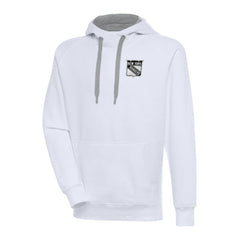 New York Rangers Antigua Metallic Logo Victory Pullover Hoodie -  NHL Hoodies