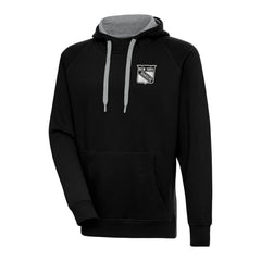 New York Rangers Antigua Metallic Logo Victory Pullover Hoodie -  NHL Hoodies