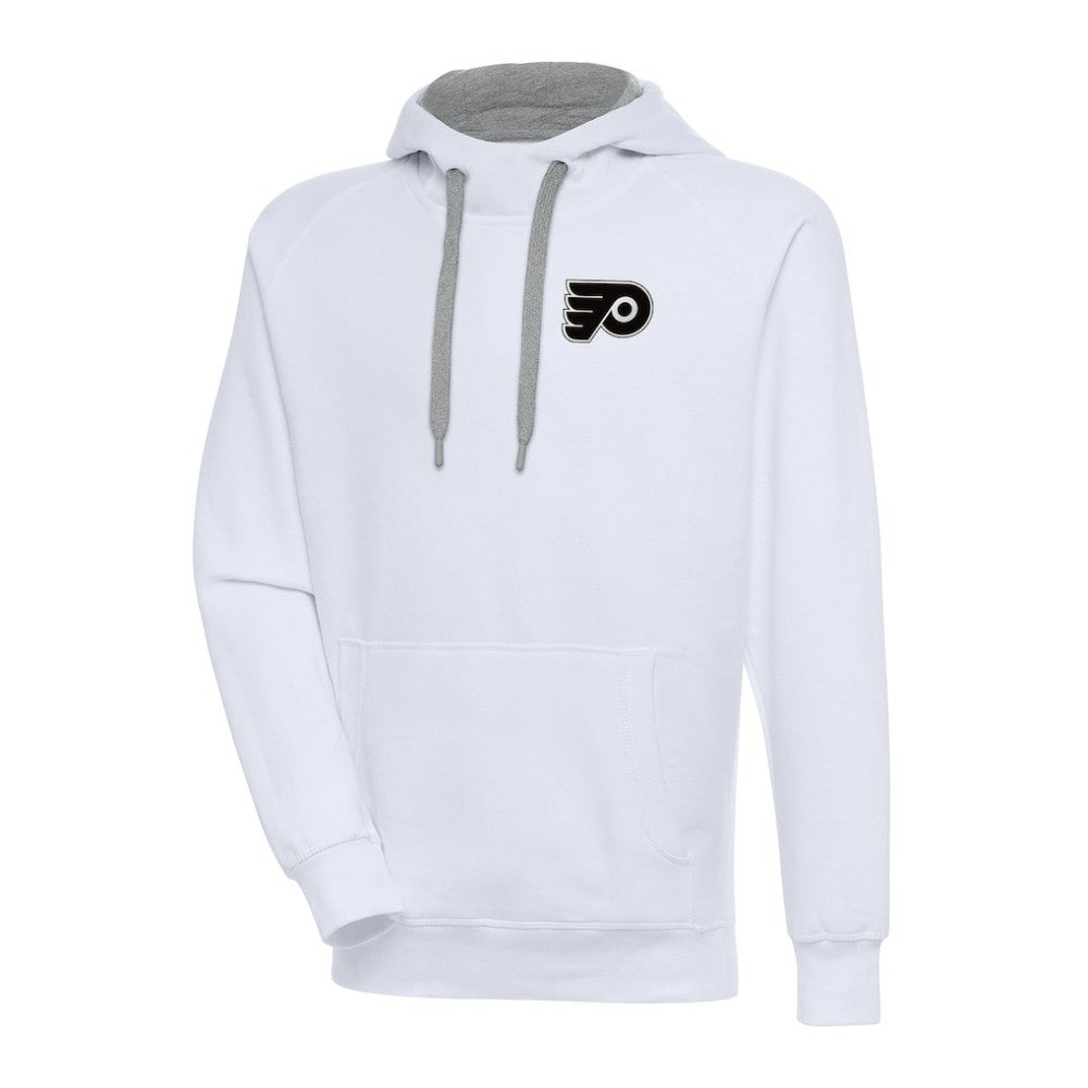 Philadelphia Flyers Antigua Metallic Logo Victory Pullover Hoodie -  NHL Hoodies