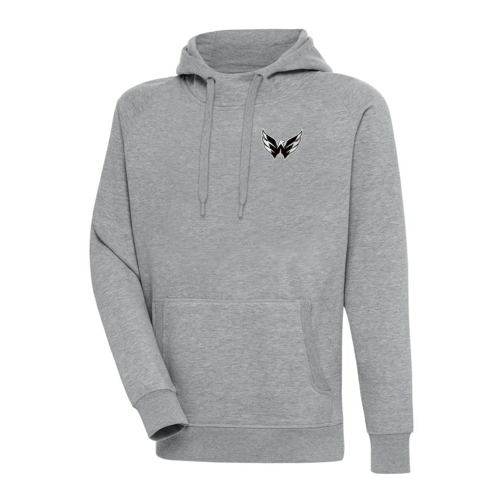 Washington Capitals Antigua Metallic Logo Victory Pullover Hoodie -  NHL Hoodies