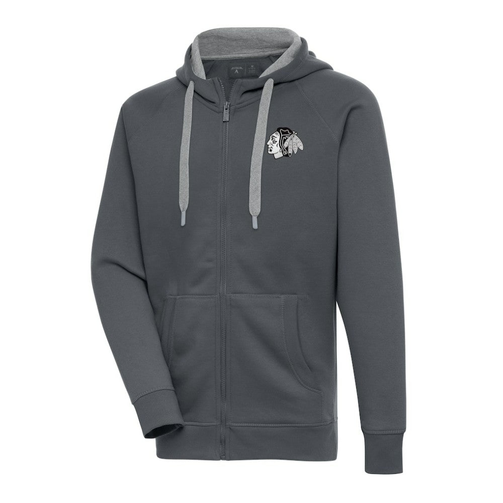 Chicago Blackhawks Antigua Metallic Logo Victory Full-Zip Hoodie -  NHL Hoodies