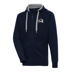 Colorado Avalanche Antigua Metallic Logo Victory Full-Zip Hoodie -  NHL Hoodies