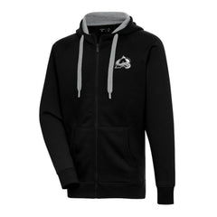 Colorado Avalanche Antigua Metallic Logo Victory Full-Zip Hoodie -  NHL Hoodies