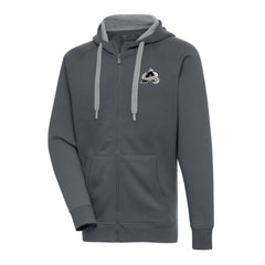 Colorado Avalanche Antigua Metallic Logo Victory Full-Zip Hoodie -  NHL Hoodies