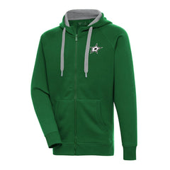 Dallas Stars Antigua Metallic Logo Victory Full-Zip Hoodie -  NHL Hoodies