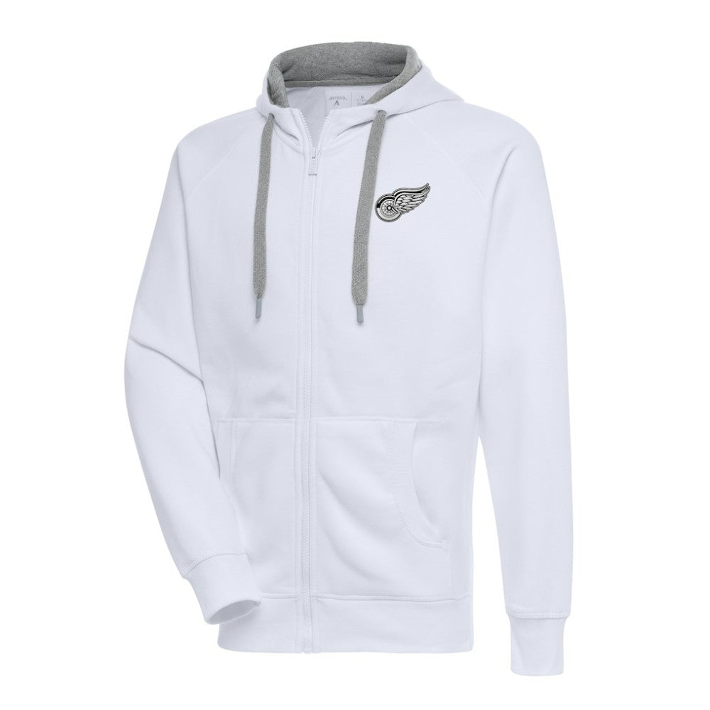 Detroit Red Wings Antigua Metallic Logo Victory Full-Zip Hoodie -  NHL Hoodies
