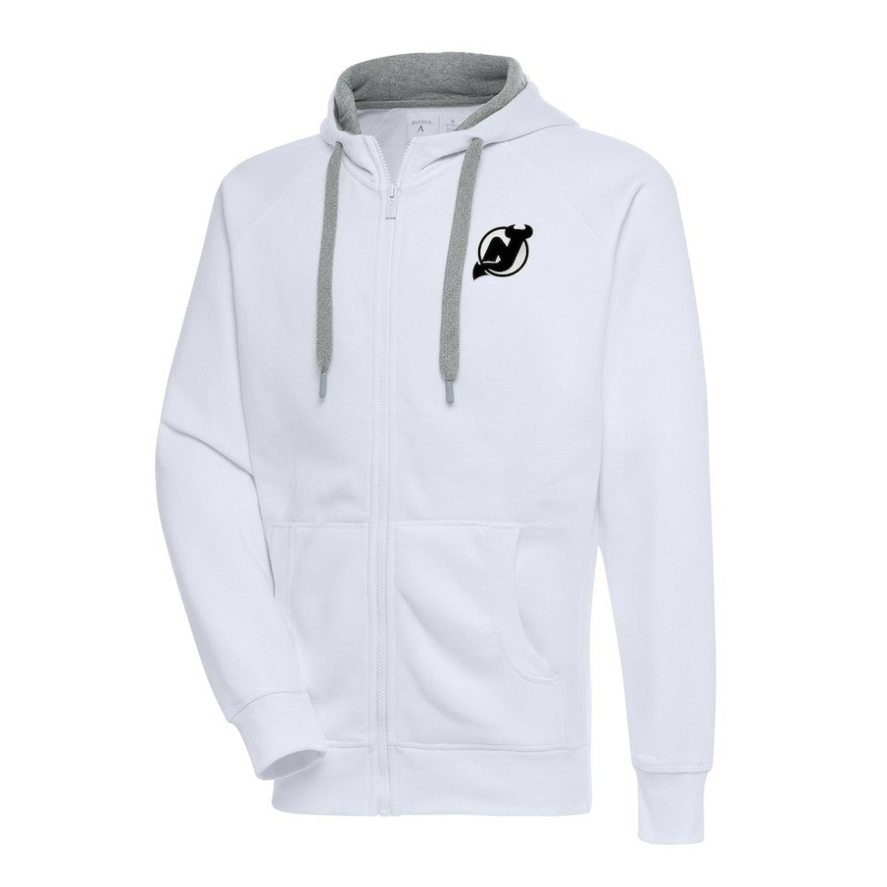 New Jersey Devils Antigua Metallic Logo Victory Full-Zip Hoodie -  NHL Jerseys