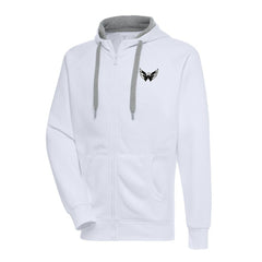 Washington Capitals Antigua Metallic Logo Victory Full-Zip Hoodie -  NHL Hoodies