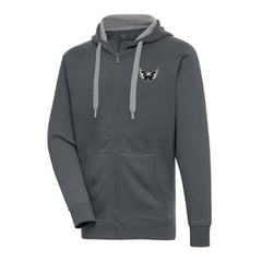 Washington Capitals Antigua Metallic Logo Victory Full-Zip Hoodie -  NHL Hoodies