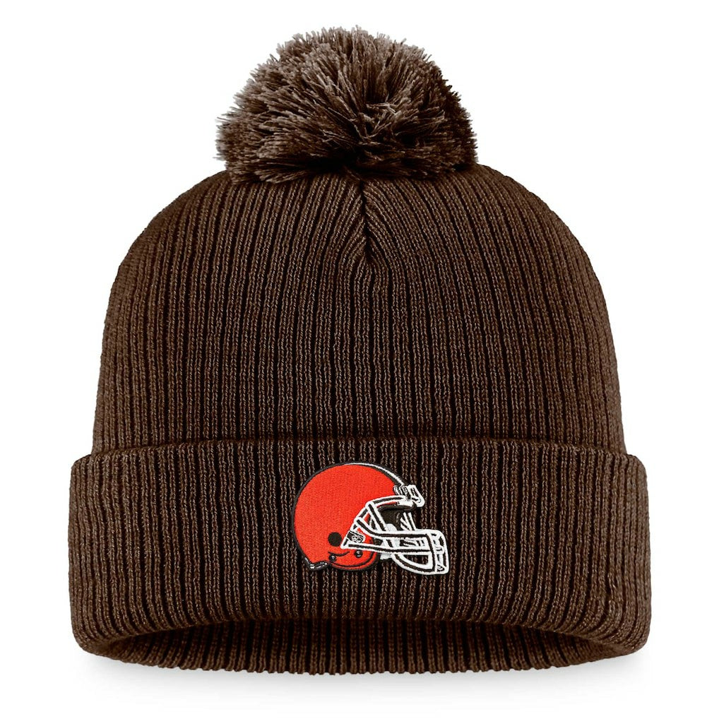 Cleveland Browns Women's Cuffed Knit Hat with Pom | NFL Online