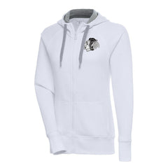Chicago Blackhawks Antigua Women's Metallic Logo Victory Full-Zip Hoodie -  NHL Hoodies